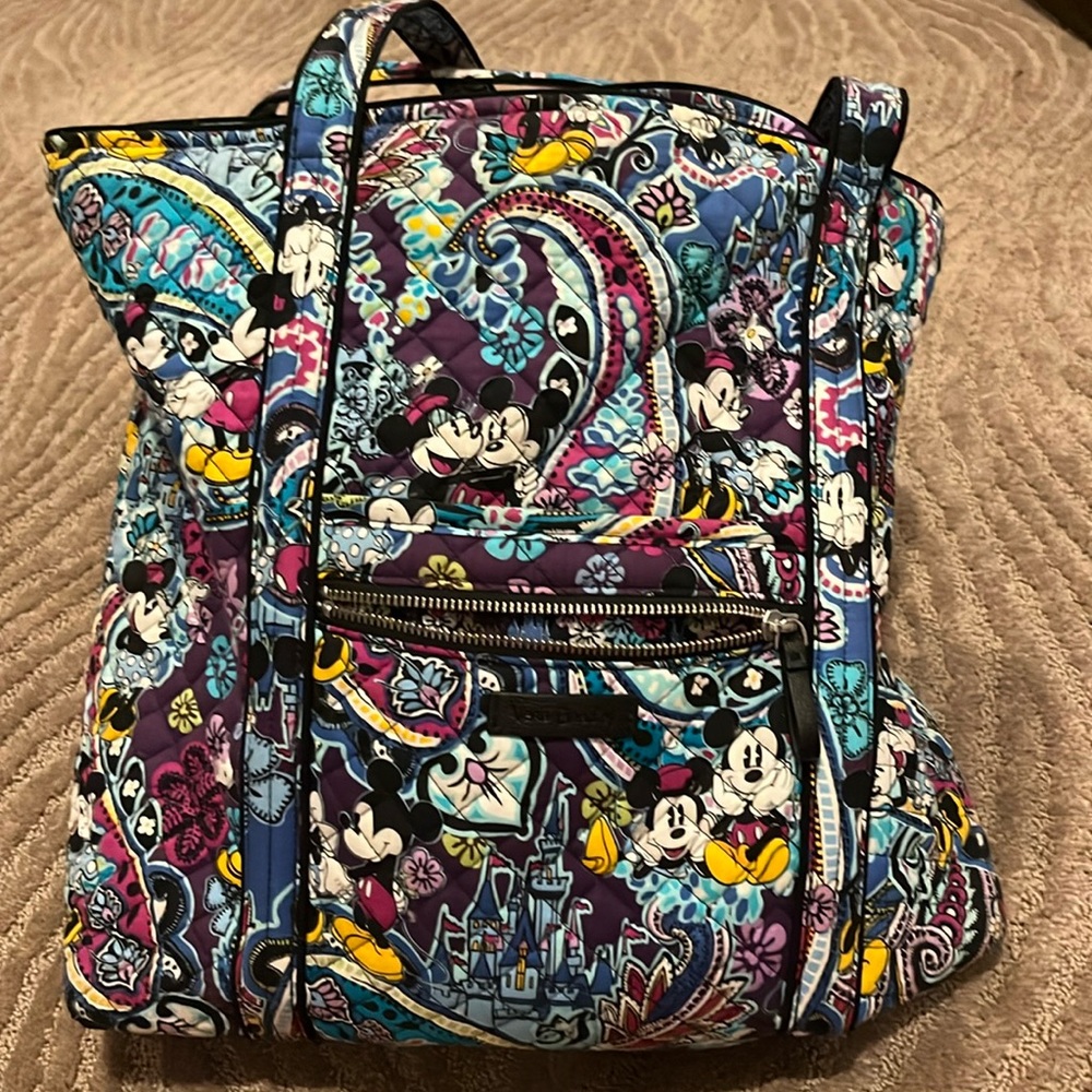 Vera Bradley Disney parks Mickey paisley celebration iconic tote bag